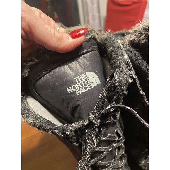 The North Face Womens Boots “Shellista” lace Up 13” Winter Fur Waterproof size 9 - Picture 8 of 16
